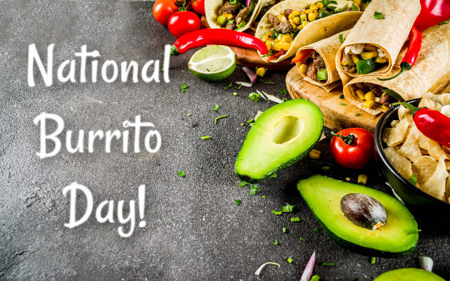 April 2 is National Burrito Day