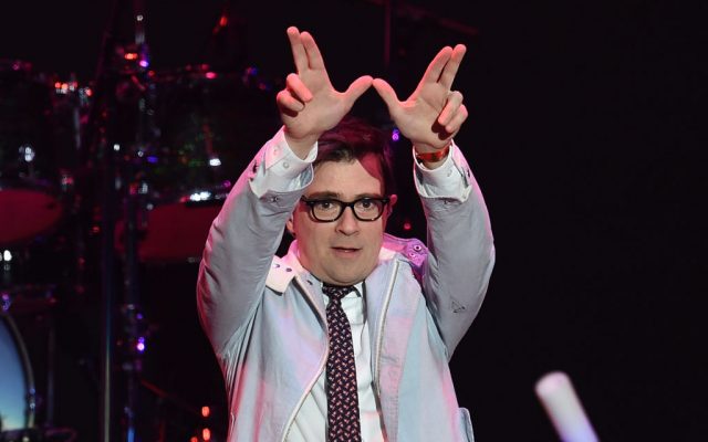 Rivers Cuomo of Weezer performs onstage.